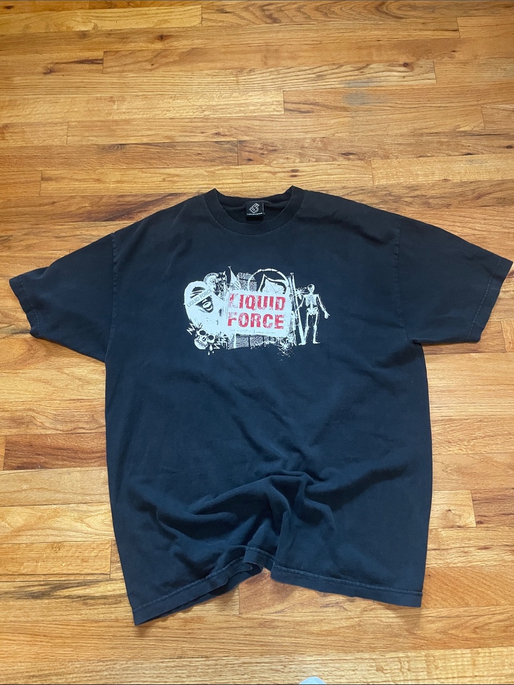 Liquid Force Black Short Sleeve Graphic Tee